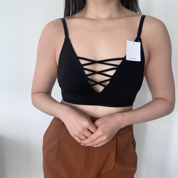 [NWT] Black Urban Outfitters Bralette - Picture 1 of 3